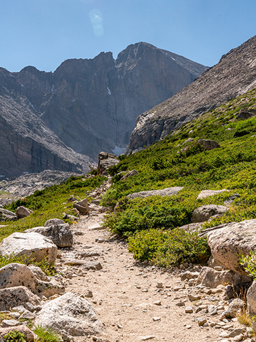 Hiking in Rocky Mountain National Park Colorado