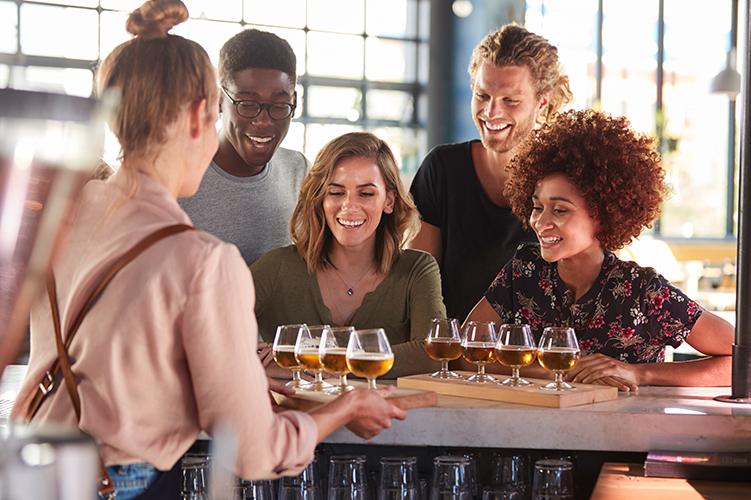 Group Drinking Beers