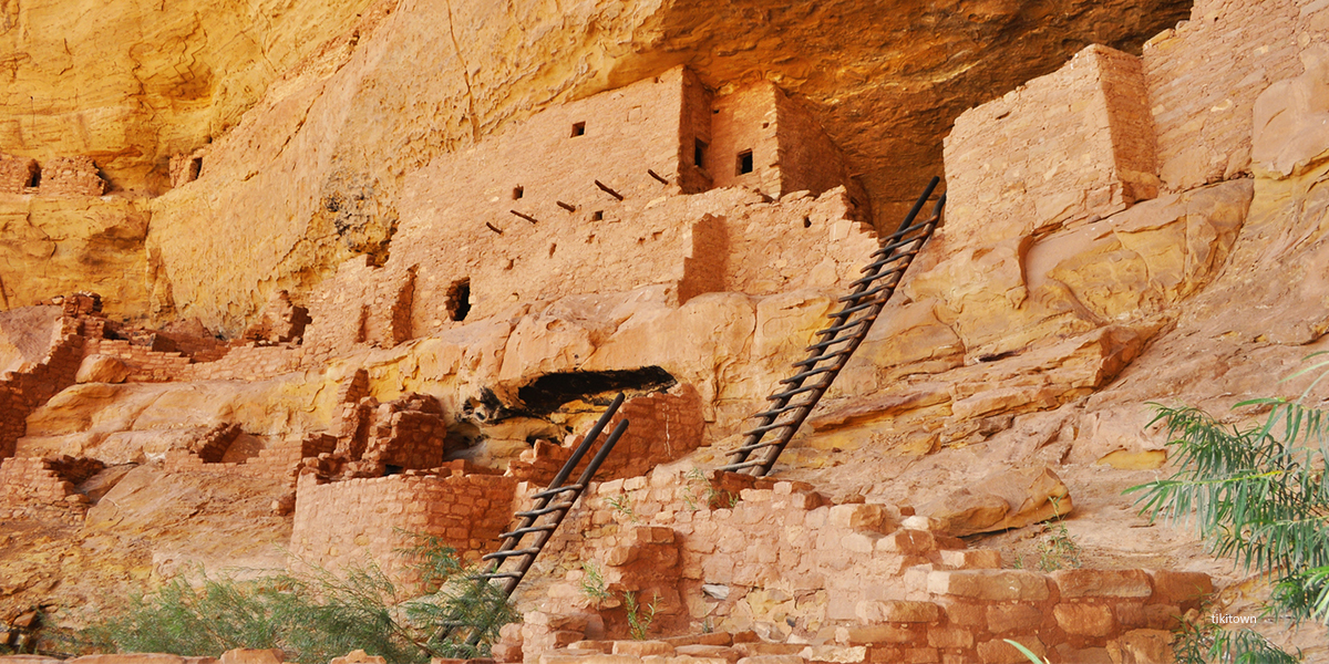 Mesa Verde National Park, Long house cliff dwelling Mesa Verde