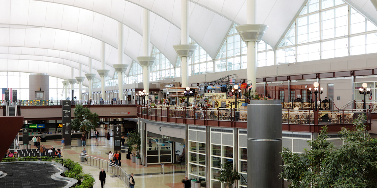 DIA denver airport jeppesen terminal