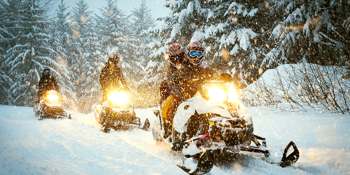 snowmobiling