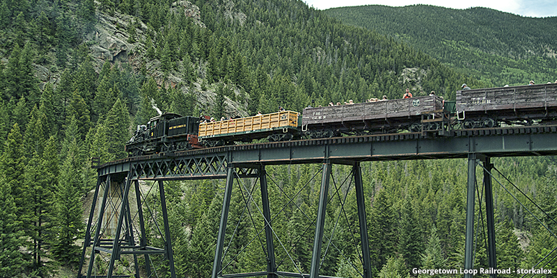 Colorado Summer Vacation georgetown loop train